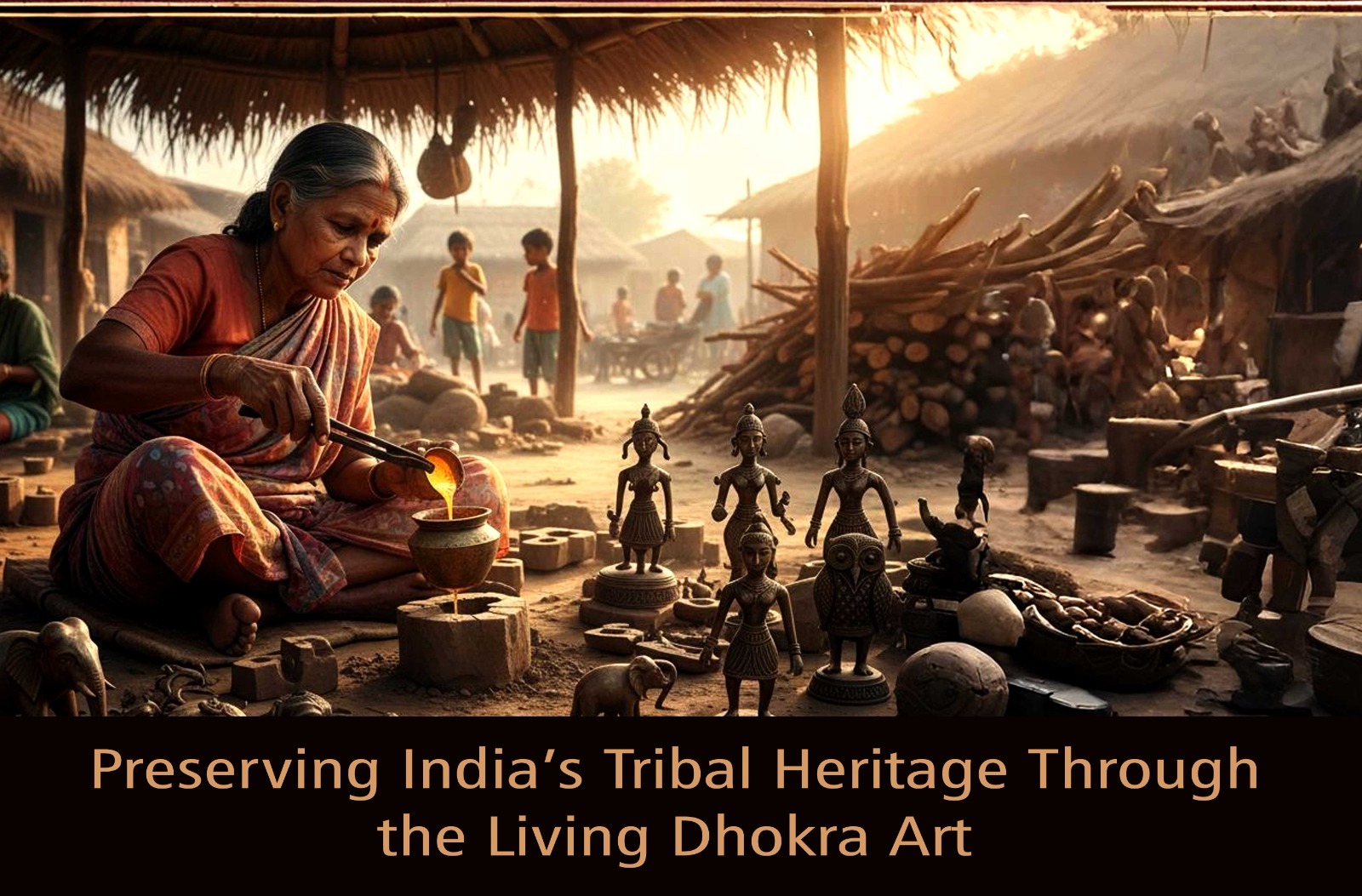 PRESERVING INDIA’S TRIBAL HERITAGE THROUGH LIVING DHOKRA ART